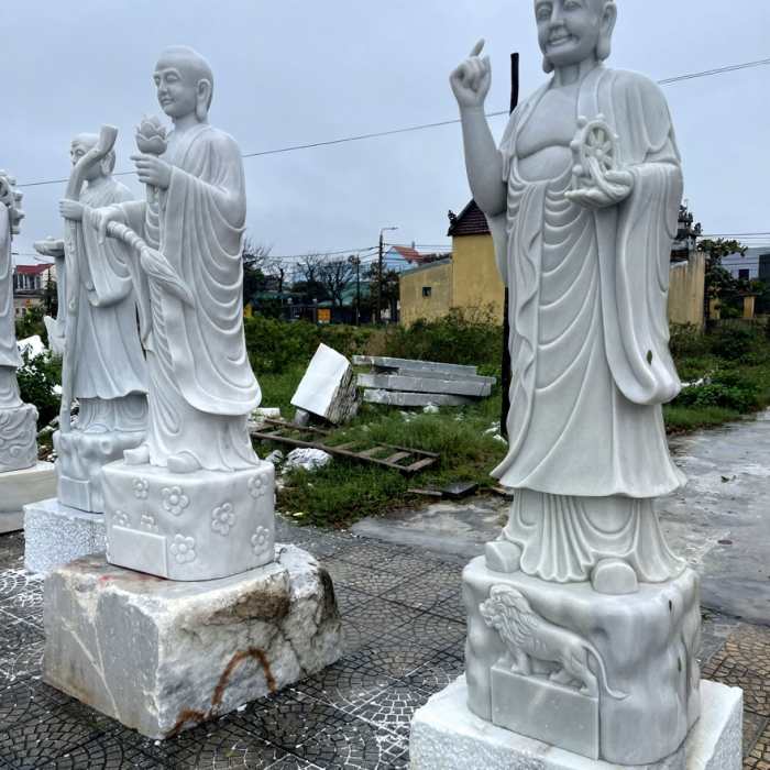 Tượng Thập Đại Đệ Tử Của Đức Phật Bằng Đá