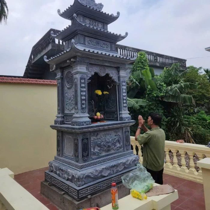 Lăng thờ tổ 3 mái đẹp